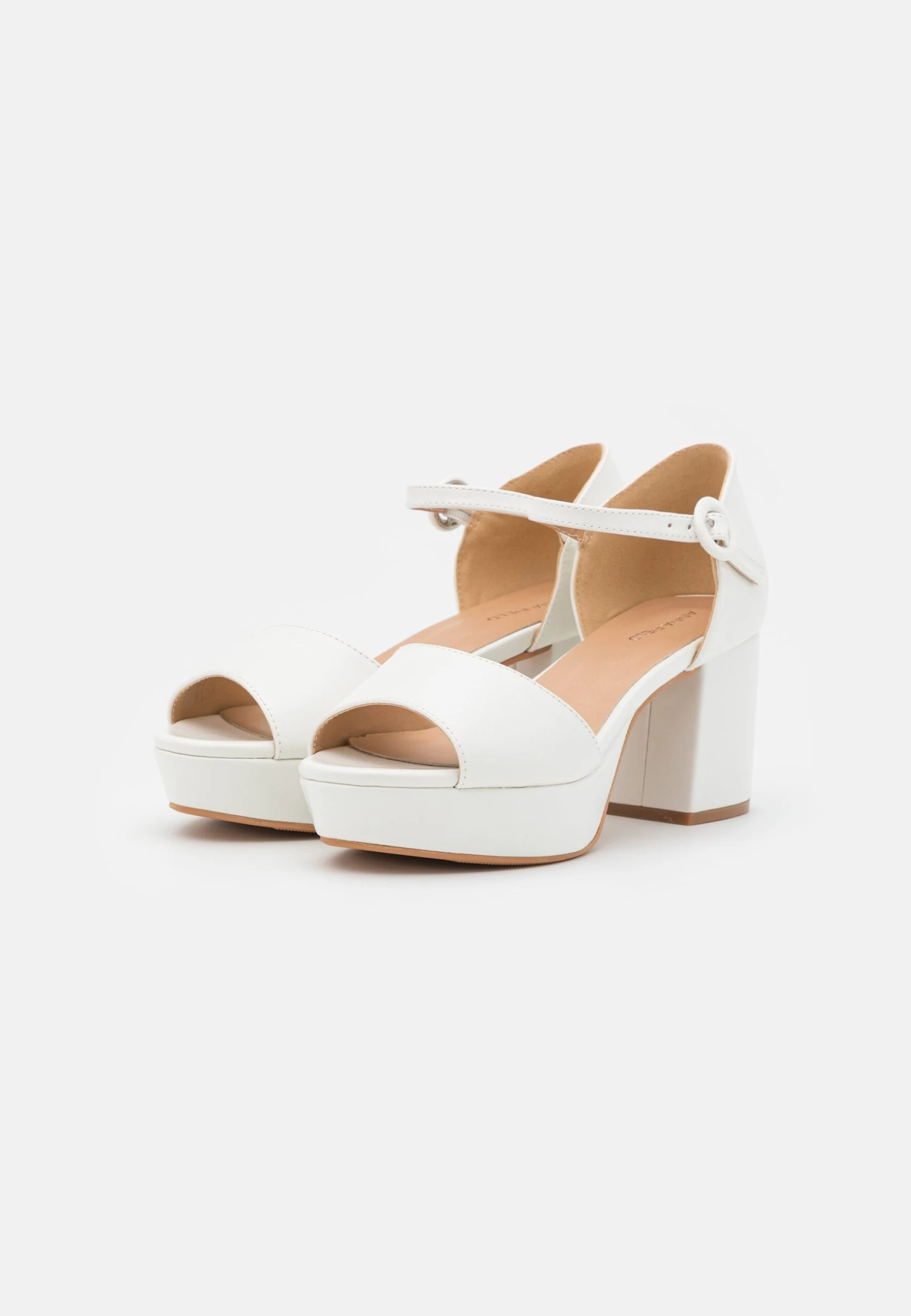 Anna Field Sandalen Met Plateauzool - White 5 Anna Field Sandalen Met Plateauzool - White - Afbeelding 3