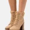 Anna Field Leather - Veterboots - Beige