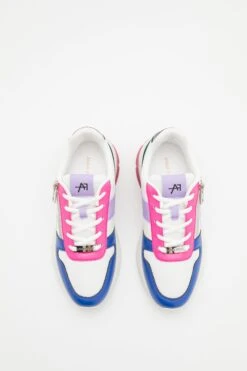 Anna Field Leather- Sneakers Laag - White/Multi-Coloured -Anna Field 846dab65b7724de5a09b88d3207e0489