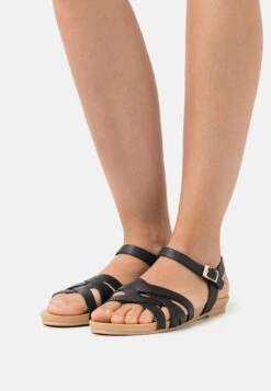 Leather - Sandalen - Black
