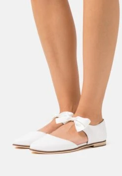 Anna Field Leather - Ballerina'S Met Enkelbandjes - White