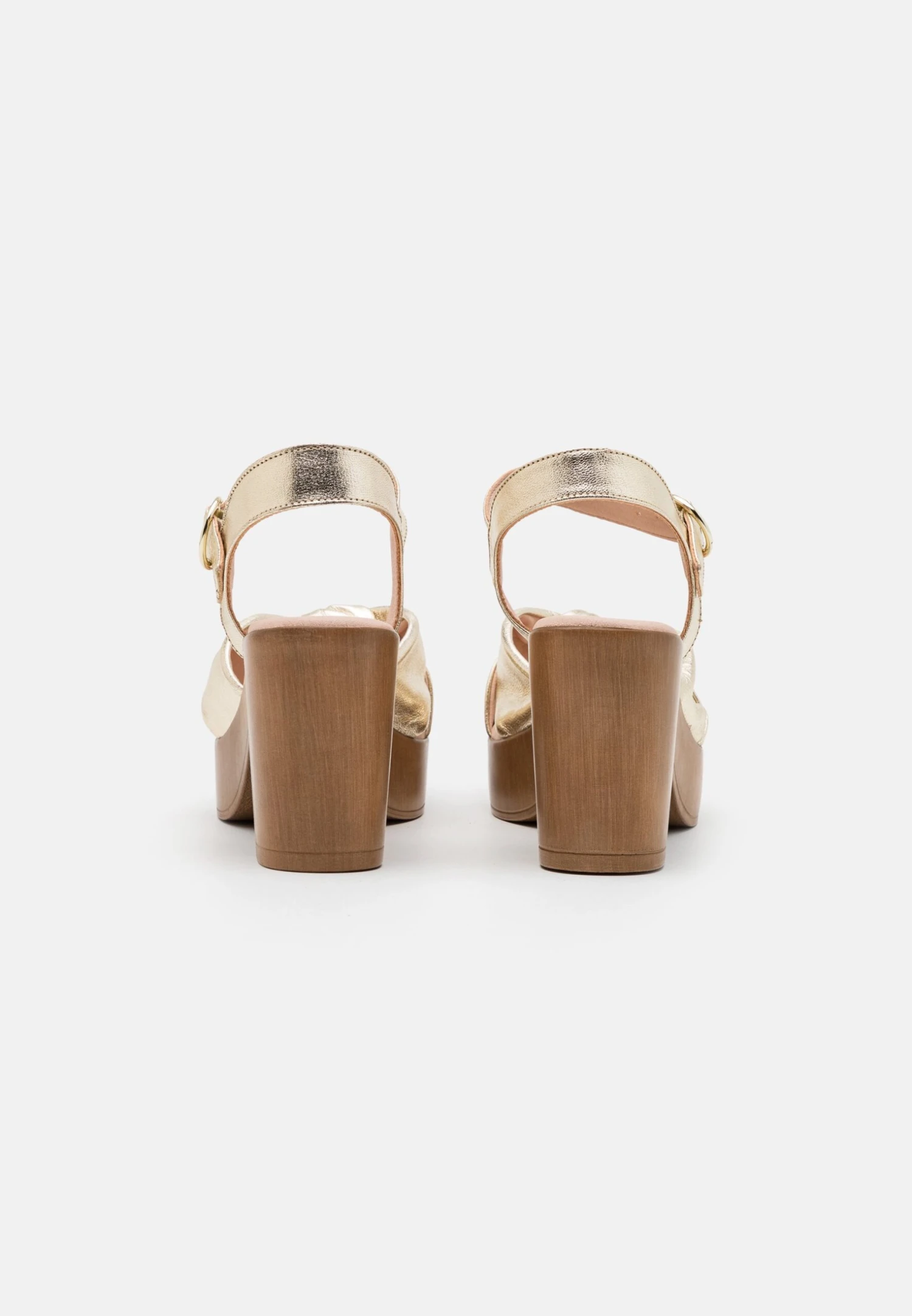 Anna Field Leather - Clogs - Gold 6 Anna Field Leather - Clogs - Gold - Afbeelding 4