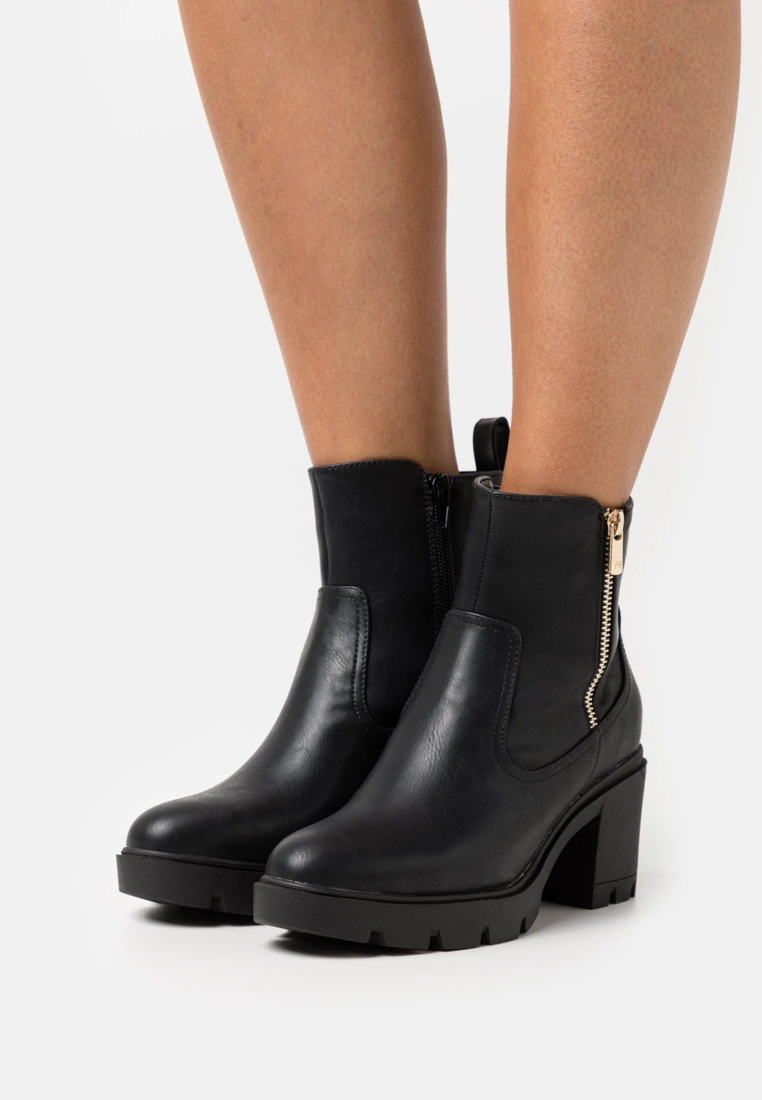 Anna Field Enkellaarsjes Met Plateauzool - Black 3 Anna Field Enkellaarsjes Met Plateauzool - Black