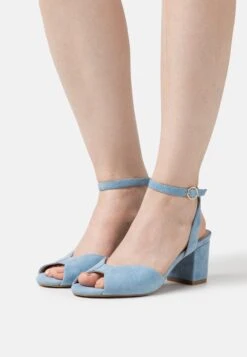 Anna Field Leather- Sandalen - Light Blue