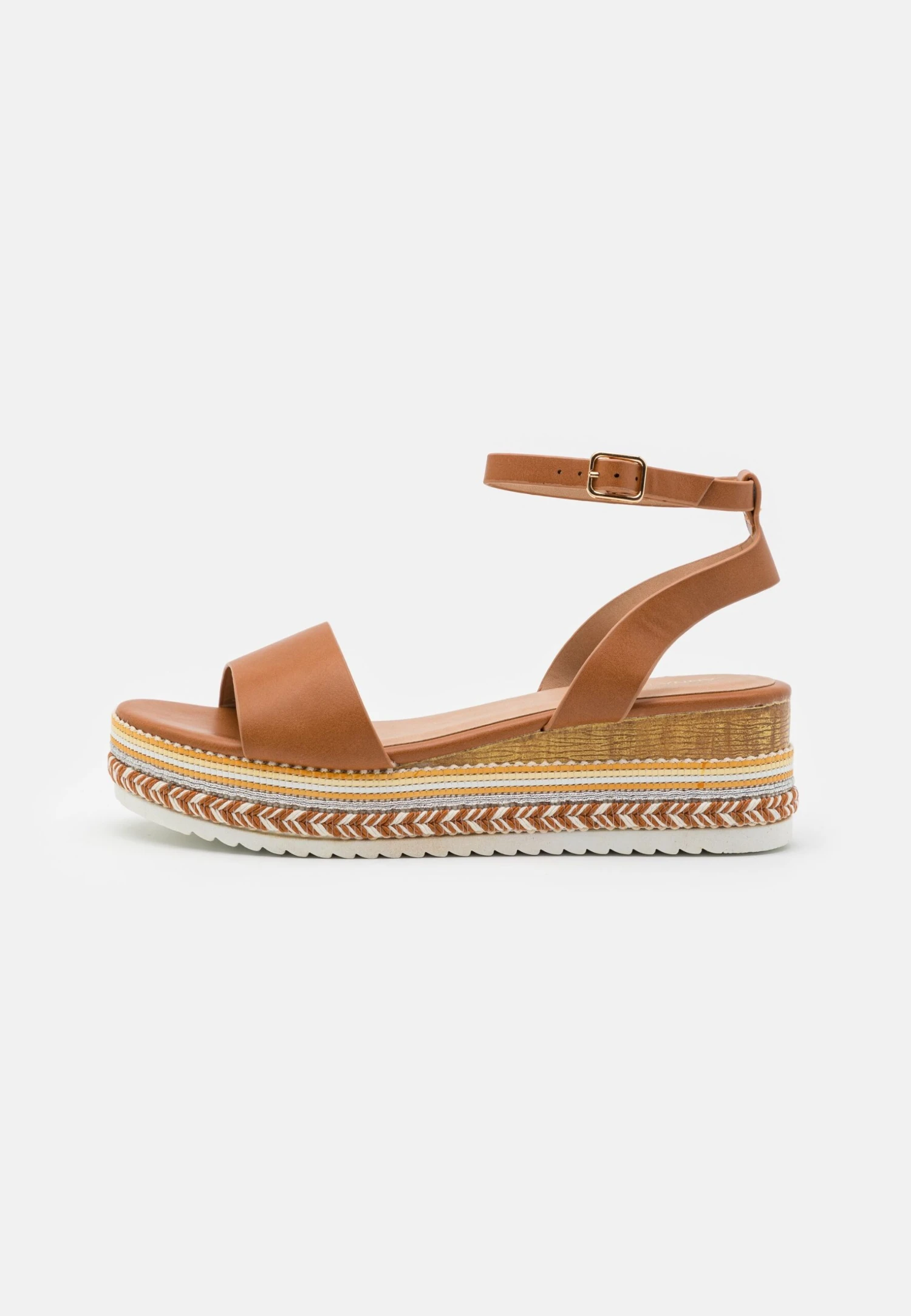 Anna Field Sandalen Met Plateauzool - Cognac 4 Anna Field Sandalen Met Plateauzool - Cognac - Afbeelding 2